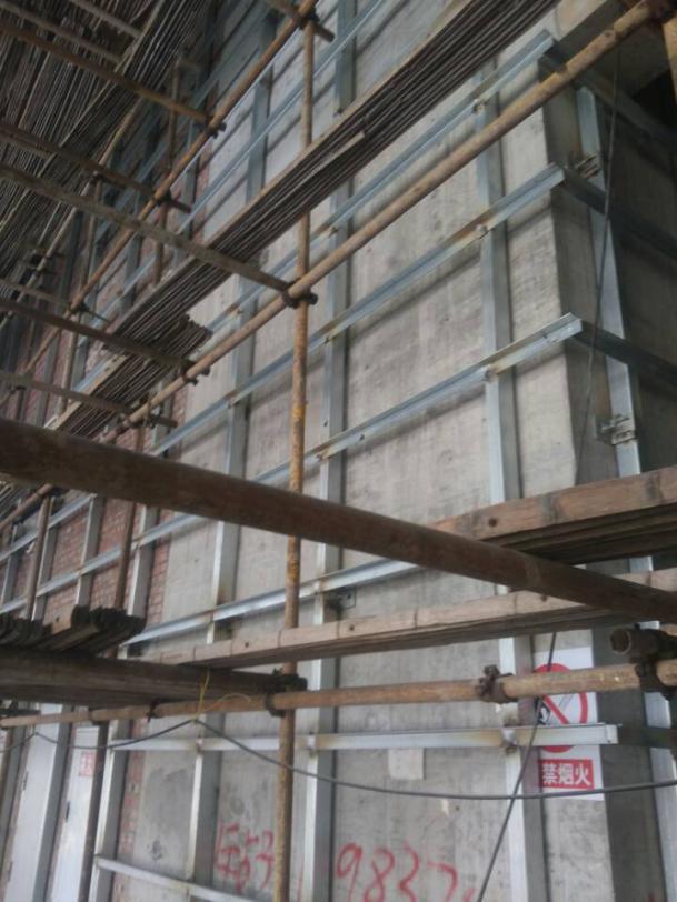 朗天通訊,室內裝修工程,墻面處理